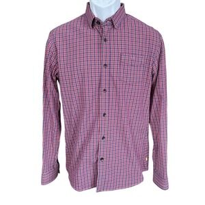 Descendant Of Thieves Navy & Red Plaid Limited Edition Button-Down Shirt, Medium